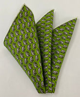 Macclesfield Printed Silk Pocket Square MCP-761